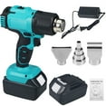thumbnail image 4 of Rowyig 120W Rechargeable Cordless Electric Heat Gun, with 2 speed, Yellow, 4 of 15