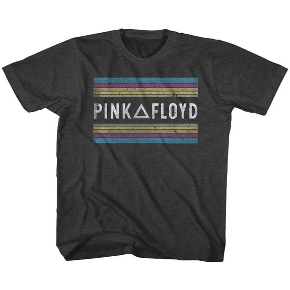 Pink Floyd Rainbows Black Heather Youth T-Shirt