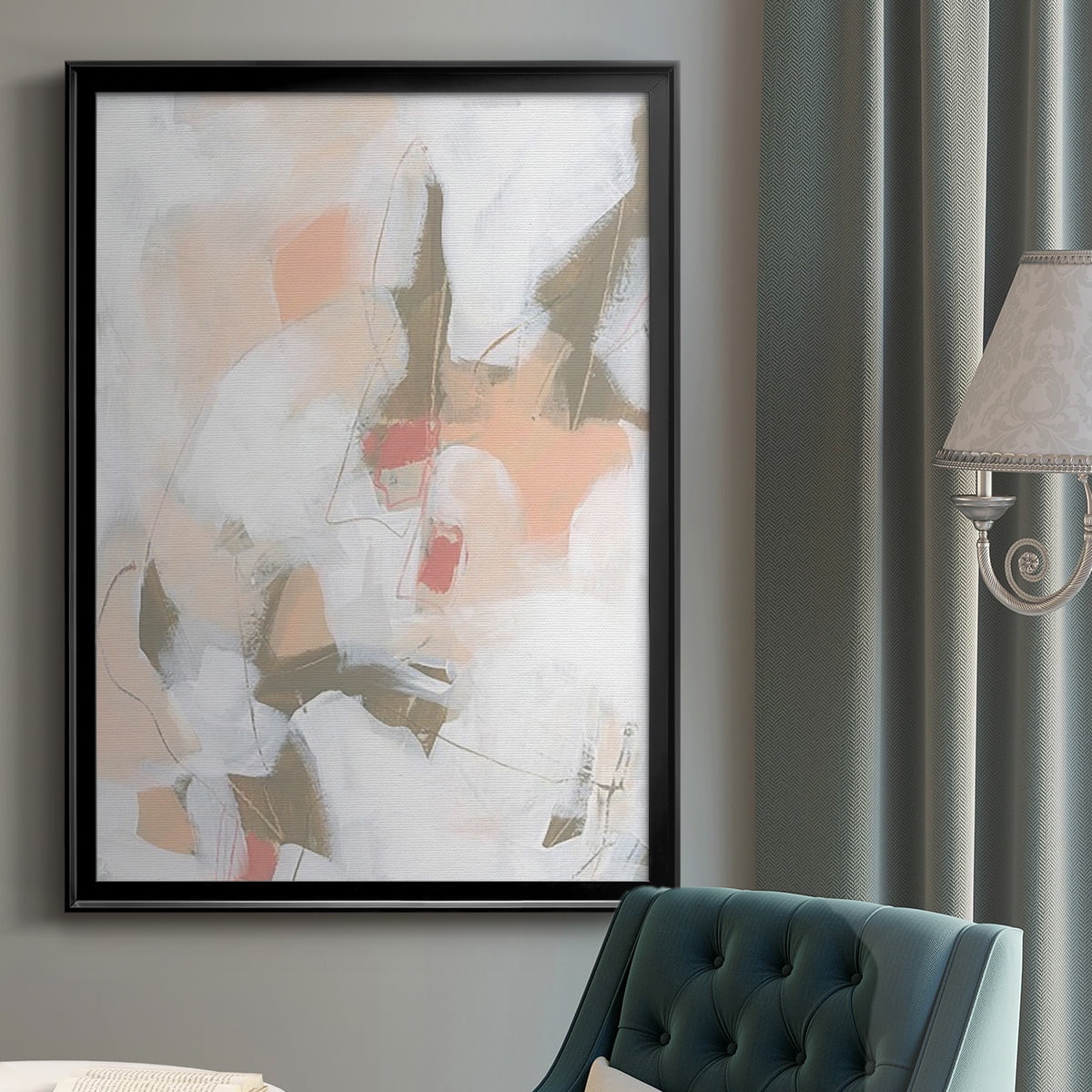 Sand Story I Premium Framed Print, in Gold, Black, or Silver - Ready to Hang