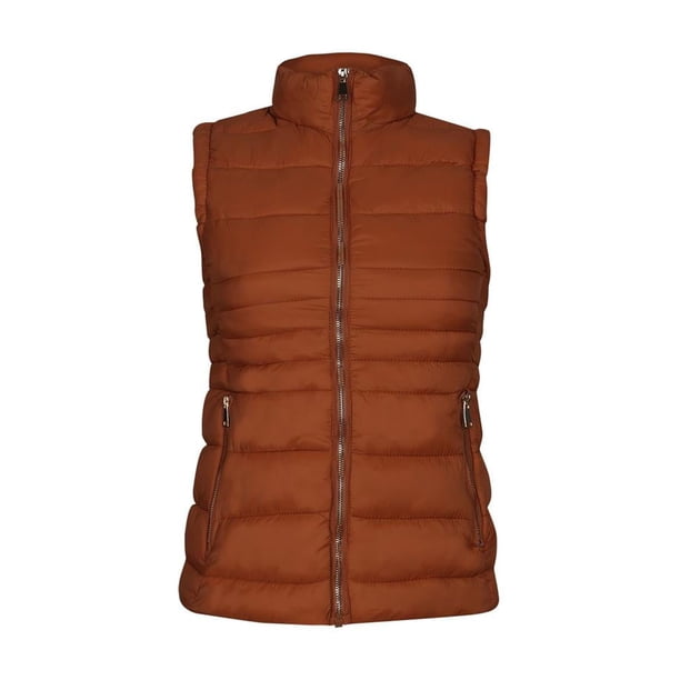 CHALECO AZUMI marron Chica