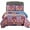 Kenzy, variant on Brea Microfiber Twin XL Quilt Sets- 2 Piece Oversized Reversible Printed Coverlets