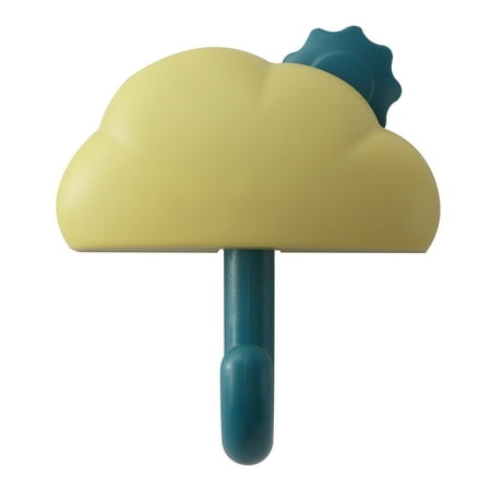 

Home Edit Storage VSONTOR 3Pcs Cloud Hook Adhesive Sticker Wall Hanging Kitchen Creative Hook Yellow And Blue I5410