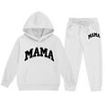 thumbnail image 3 of Kiijoy Toddler Girls Sweatsuits Letter Print Sports Hoodie Pants Kids Outfits, Sizes 4-5, 3 of 3