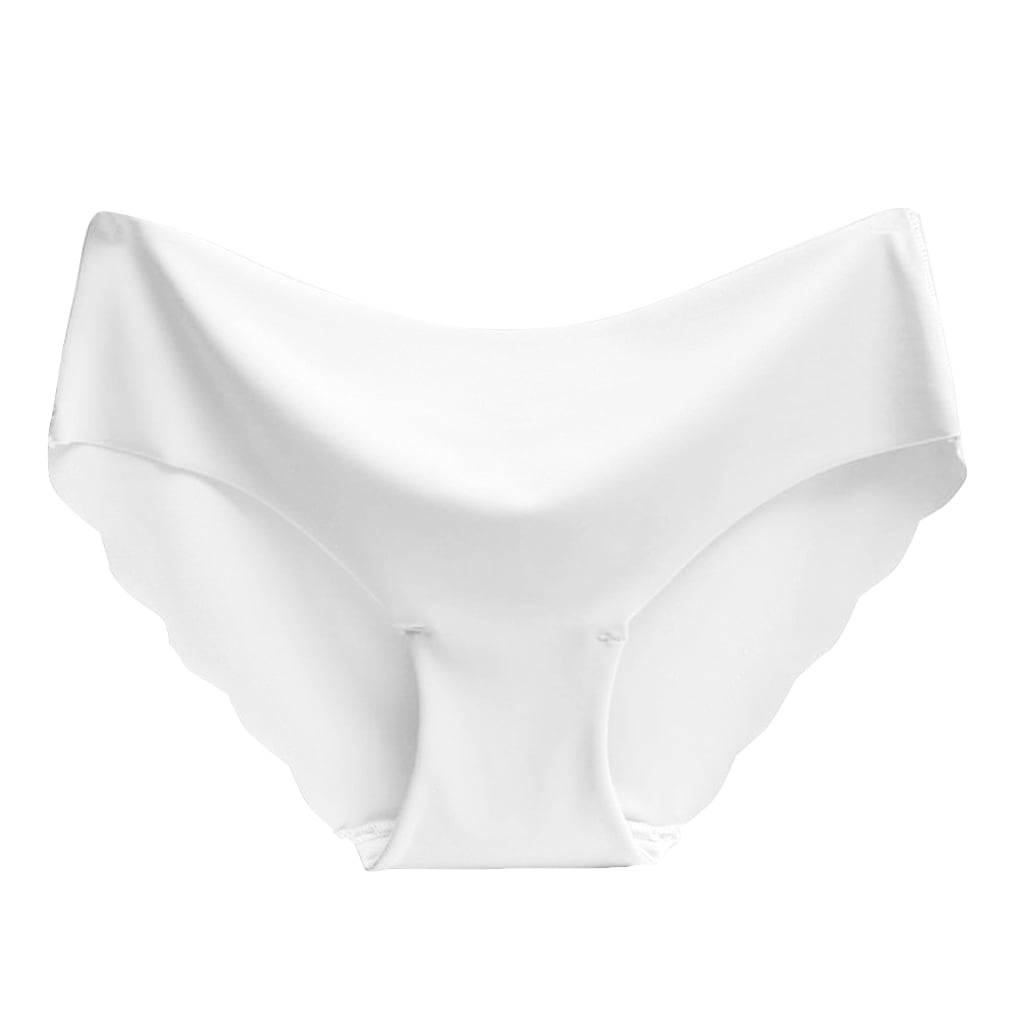 Smooth Sexy Women Seamless Underwear Panties Briefs Lotus Leaf Rim ...