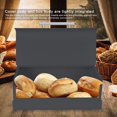 thumbnail image 4 of HAHDAXIA Iron Bread Box with Lid Bread Storage Bin Large Capacity Food Organizer Storage Container for Home Kitchen Countertop(Black Grey), 4 of 7