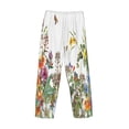thumbnail image 5 of Disketp Herbs And Wildflowers Men'S Pajama Pants - Ultra Soft Fleece Sleep And Lounge Pants (Size: S-Xxl), 5 of 9