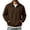 Brown, variant on Cilsoka Quarter Zip Pullover Men Mock Neck Long Sleeve Sweatshirt Lightweight Casual Sweater Golf Pullovers with Pockets