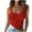 2-red tank top for women, variant on UPPADA Women's Scoop Neck Spaghetti Strap Tank Top Ribbed Sleeveless Slim Fit Camisole Summer Casual Outfits for Beach Party Club,Trendy Tank Tops for Women 2025 Dark Gray,L