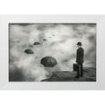 thumbnail image 1 of Villeneuve, Alain 24x17 White Modern Wood Framed Museum Art Print Titled - The Road Less Traveled, 1 of 4