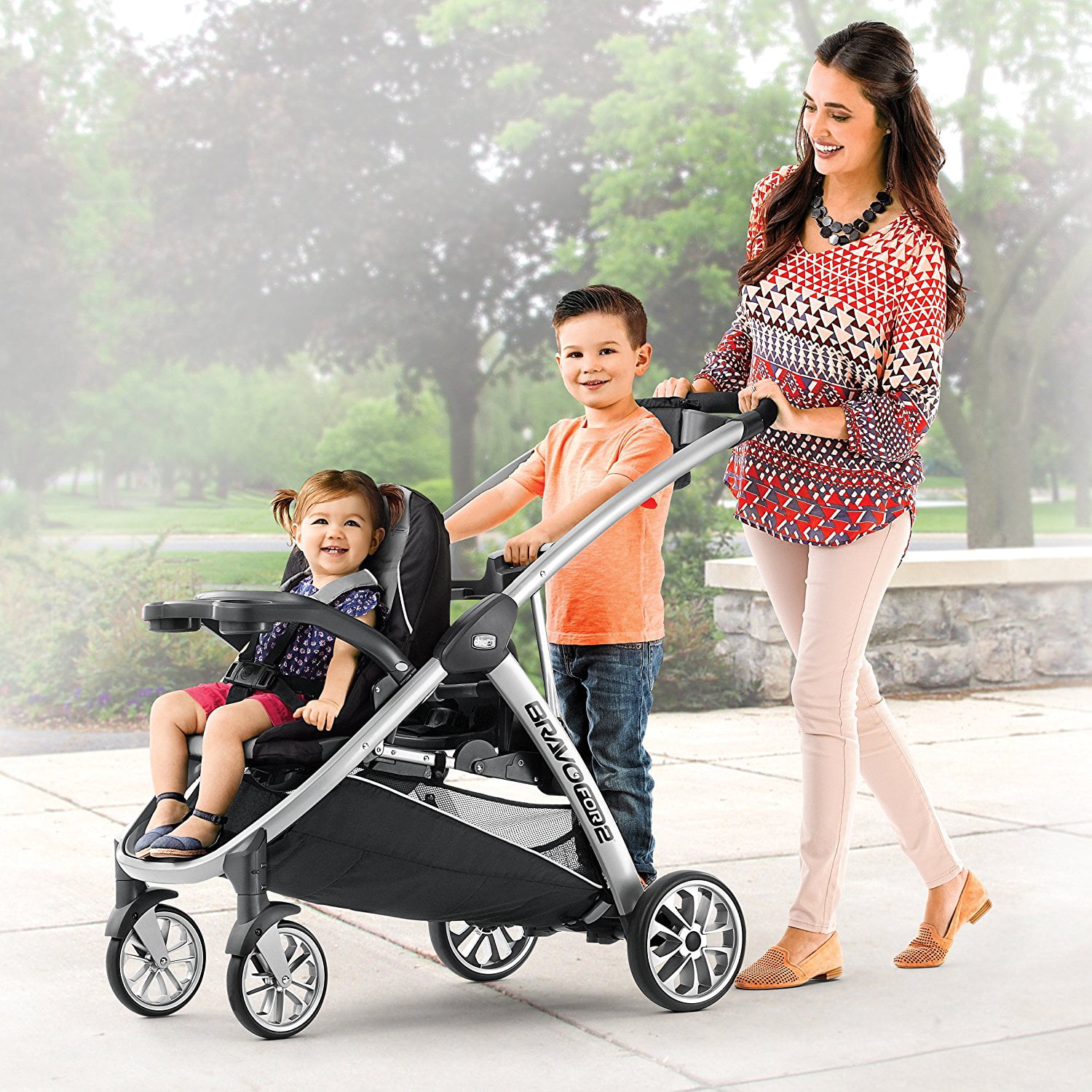 chicco stroller for two