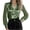 Green, variant on SwiftWear Women's Sheer Mesh Sleeve Blouse Office Casual Button Down Shirt See Through Long Sleeve Tops​ Blue