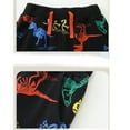 thumbnail image 5 of Bellafa 2-7 Years Boys Elastic Waist Cotton Sweatpants Dinosaur Applique Graphic Toddler Kids Jogger Pants with Pocket Drawstring, 5 of 7