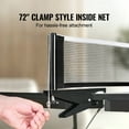 thumbnail image 2 of KFFKFF Table Tennis Set, Pro-Level Indoor Ping Pong Experience, MDF Crafted Portable & Foldable Table, Includes Swift-Attach Net & Wheel Locks, Assembles in 10 Mins, 25mm Smooth Playing Surface, 2 of 9