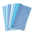 thumbnail image 1 of Uxcell 7Pcs 10" x 10" Lotes de tela de color sólido precortada, azul, 1 of 6