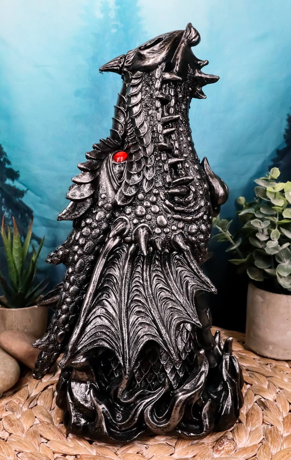 Ebros Stryker The Mythical Fire Breathing Dragon Head Sculptural Incense Holder