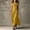 Yellow, variant on Asgosdo Women Summer Dresses Halter Sleeveless Solid Color Slim Fit Flowy Trendy Vacation Maxi Dress