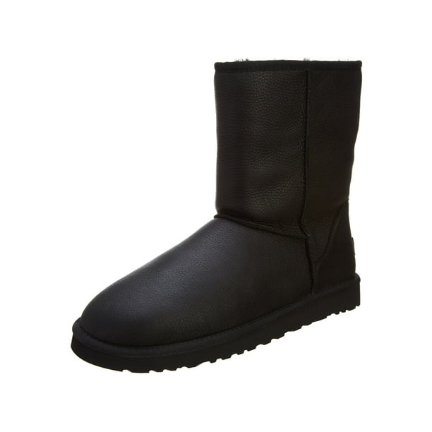 w classic short leather ugg