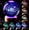 Solar, variant on 3D Galaxy Crystal Ball Moon Light for Kids with Colorful LED Light Base, Color Changing Light with Remote as a Birthday Gift for Teens Boys and Girls, 2.36" Diameter, Moon Model