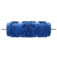 thumbnail image 1 of Rodillo para pintar con motivos decorativos para Diseños a Máquina flores / azul 15 cm, 1 of 5