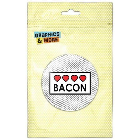 

Bacon Love Refrigerator Button Magnet