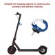 thumbnail image 4 of Soidarity Gancho para patinete, aleación de aluminio, suspensión delantera para patinete, reemplazo de soporte en forma de O para M365, azul Type3 NO3 Soidarity OD000971-02, 4 of 6