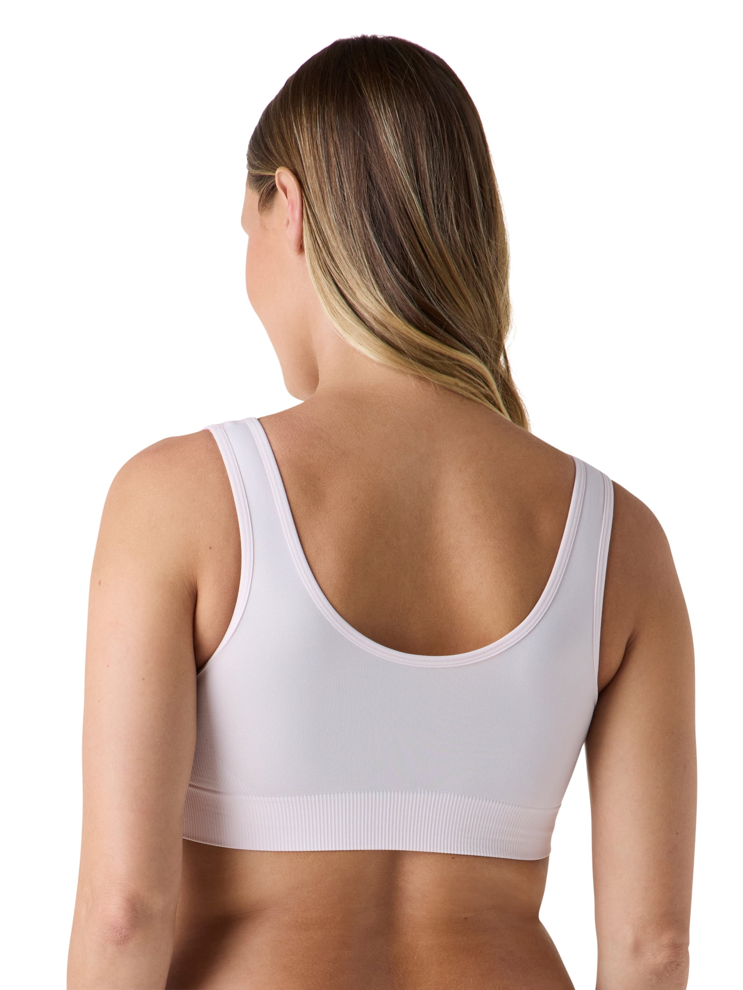 Ingrid & Isabel For Every Belly Women's Maternity & Nursing Seamless Crossover Bra, 2-Pack, SizesXS-4XL