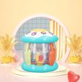 thumbnail image 3 of Baby Musical Toy, Kids Musical Drum Toy Transparent Rotating Design  For Games, 3 of 8