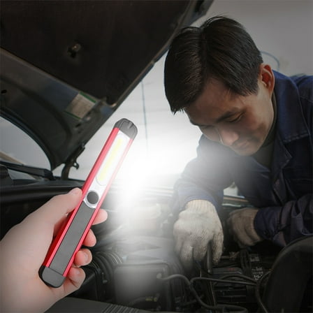 NICEXMAS Portable Trouble Light Garage Work Light Red 1PC