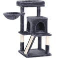 thumbnail image 1 of BestHome Multi-Level Cat Tree & Condo – Sturdy Climbing Tower with Sisal Scratching Posts & Interactive Toys,36 inch, Gray, 1 of 7