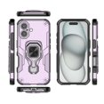 thumbnail image 3 of Designed for iPhone 16 Plus Case, Military-Grade Protection, Protective Phone Case, with 360 Metal Ring Holder Kickstand, Shockproof Bumper Hybrid Women Men Case for iPhone 16 Plus, Purple, 3 of 8