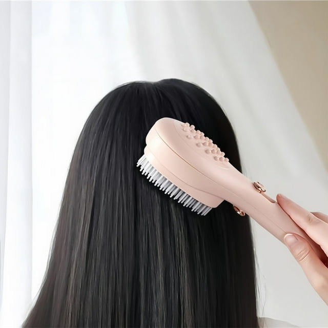 Neoyler Telescopic Massage Comb for All Hair Types Anti Detangling and Scalp Stimulating Portable Home Use Adjustable Design Reduces Frizz and Enhances 2 Pack