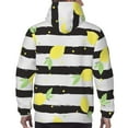 thumbnail image 7 of Wukai Lemon Print Men Hoodies Fleece Sweatshirts Long Sleeve Sweaters Pullover Fall Outfits Winter Clothes-4X-Large, 7 of 7