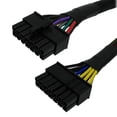thumbnail image 3 of 2X 24 Pin to 14 Pin ATX PSU Main Power Adapter Braided Sleeved Cable for for PC and Servers 12-Inch(30cm), 3 of 7