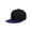 Black/Purple, variant on Top Headwear Polyester Two-Tone Flat Bill Snapback - Royal/Orange