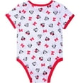 thumbnail image 2 of Disney Baby Girl's Minnie, Pooh or Cinderella 2-Pack Bodysuit with Bib, 2 of 6