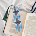 thumbnail image 4 of Kdxio Elephant Sits Print Metal Tassel Bookmarks,Perfect Gift for Art Lovers and Bookworms Metal Bookmarks for Women, 4 of 8