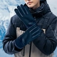 thumbnail image 2 of Winter Fleece Lined Thermal Gloves for Men and Women, Thick Warm Touchscreen Outdoor Sports Gloves for Cycling, Driving, Skiing, and Cold Weather Activities, 2 of 6