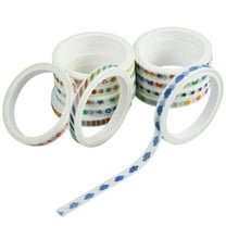 FRCOLOR 12 Rolls Colored Masking Tape Tape Set 3.80X3.80X0.50CM