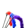 thumbnail image 5 of Limei Cat Kitten Teaser Plush Wire Chaser Wand with Bell Interactive Fun Pet Toy Gift, 5 of 6