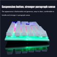 thumbnail image 4 of VONKY USB Gaming Keyboard and USB Mouse LED Backlit Keyboard Firm Durable Colorful Glowing Gaming Mouse Computer Accessories White, 4 of 6