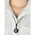 thumbnail image 5 of K-KED Natural Black Obsidian Hexagram Star Necklace Amulet Pendant for Women, 5 of 5