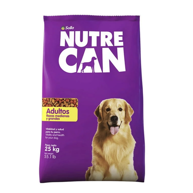 Nutrecan Adulto 55.12 lbs Dry Dog Food Individual Bag at Home Pets Usda Organic Ingredients Walmart
