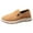 Yellow, variant on XIMIN Mens Slip on Canvas Sports Loafers Casual Shoes Sneakers with Fuzzy Lined Comfy Walking Work Shoes Pain Relief Fashion Breathable Loafers Footwear
