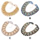 thumbnail image 2 of Collar trenzado turquesa para mujer, declaración de estilo bohemio, joyería ancha ajustable, accesorio de moda, decoración para fiestas y Ropa, zapatos y accesorios Miscelánea Azul negro Guardurnaity AP014699-04, 2 of 6
