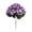 Purple, variant on 5 Stem Lifelike Artificial Pansy Silk Flower Bouquet Fade Resistant Fake Floral Arrangement Indoor Outdoor Vase Decor