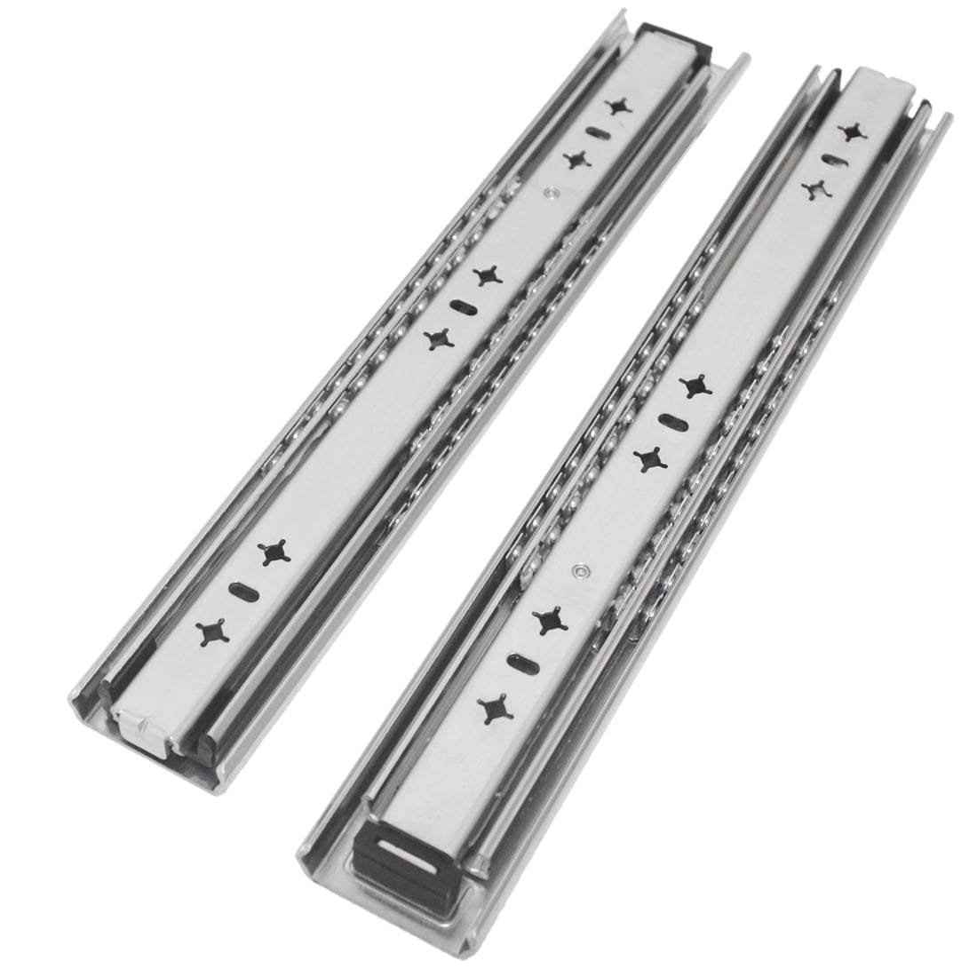 WLYW 1-Pair Bearing Slides Silver Cabinet Drawer Runners,Soft Close Drawer Slides 800mm,120kg Load Capacity Ball Bearing Side Mounting,Heavy Duty Slide Full Extension,Quiet and No Noise