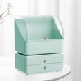 thumbnail image 4 of Organizador de Maquillaje Macarena Organizador de maquillaje Cajón Flip Verde, 4 of 7