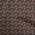 thumbnail image 1 of oneOone Polyester Spandex Black Fabric Floral Sewing Material Print Fabric By The Yard 56 Inch Wide, 1 of 4