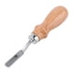 thumbnail image 3 of Biselador de borde ancho para trabajo de cuero, herramienta de corte para artesanía en cuero, mango de madera, 3 of 8