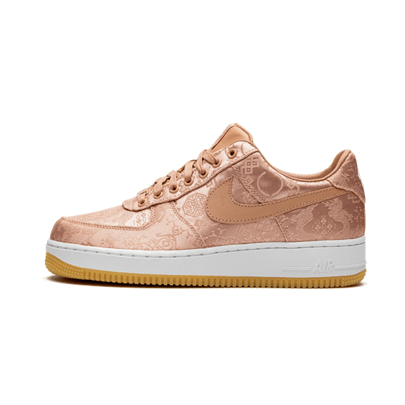 NIKE MENS Air Force 1 PRM "CLOT - Rose Gold Silk" CJ5290 600 from Stadium Goods